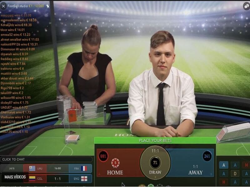 Ficha Técnica do Jogo Live Football Studio Ficha Técnica do Jogo Live Football Studio